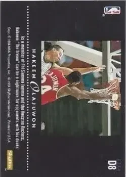 Back of Hakeem Olajuwon