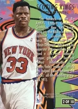 Back of Patrick Ewing