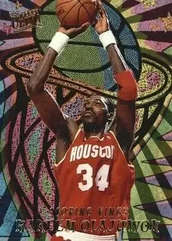 1994-95 Ultra #4 Scoring Kings Hakeem Olajuwon
