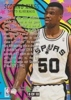 Back of David Robinson