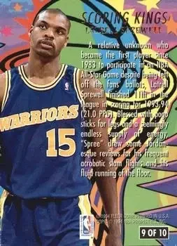Back of Latrell Sprewell