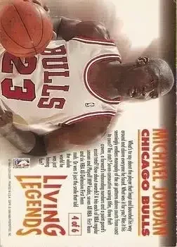 Back of Michael Jordan