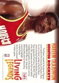 Back of Hakeem Olajuwon