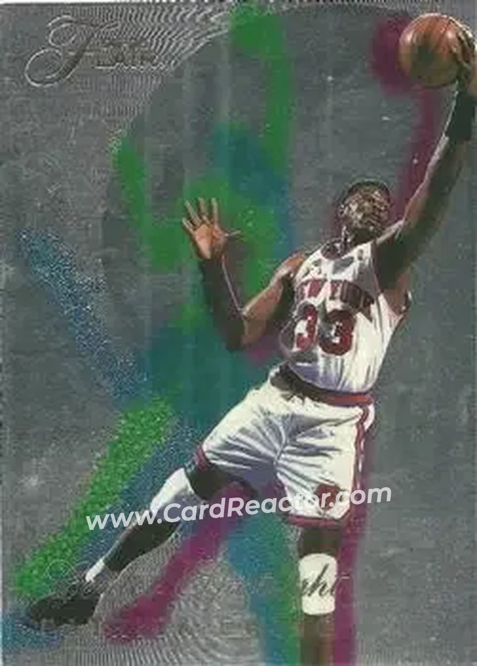 1994-95 Flair - Center Spotlight #1 - Patrick Ewing - New York Knicks 1994-95 Flair - Center Spotlight #1 - Patrick Ewing - New York Knicks