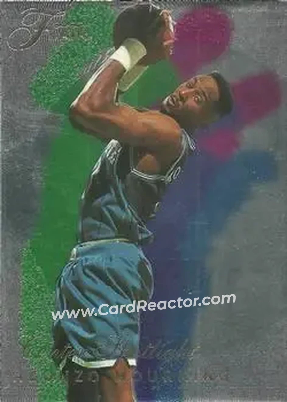 1994-95 Flair - Center Spotlight #2 - Alonzo Mourning - Charlotte Hornets