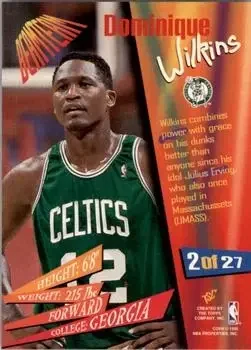 Back of Dominique Wilkins