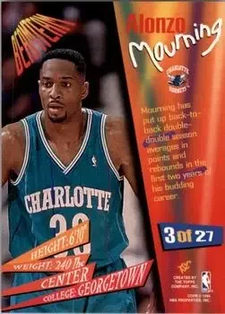 Back of Alonzo Mourning