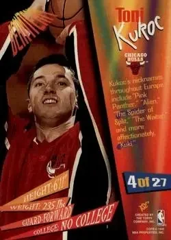 Back of Toni Kukoc