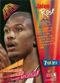 Back of Jalen Rose
