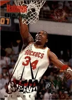 1994-95 Stadium Club #10 Beam Team Members Only Hakeem Olajuwon