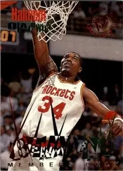 1994-95 Stadium Club #10 Beam Team Members Only Hakeem Olajuwon