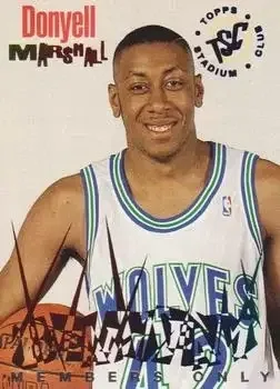 1994-95 Stadium Club #16 Beam Team Members Only Donyell Marshall