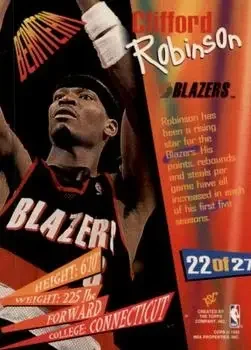 Back of Clifford Robinson