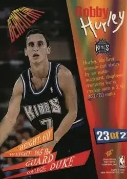 Back of Bobby Hurley