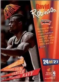 Back of David Robinson