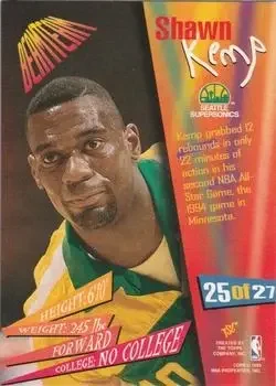 Back of Shawn Kemp