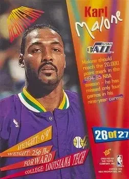 Back of Karl Malone