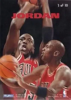 Back of Michael Jordan