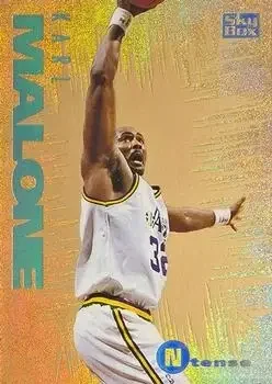 1994-95 SkyBox E-Motion #5 N Tense Karl Malone