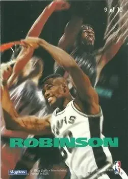 Back of David Robinson