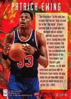 Back of Patrick Ewing