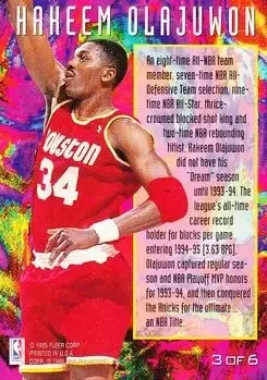 Back of Hakeem Olajuwon
