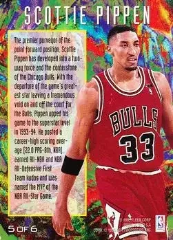 Back of Scottie Pippen