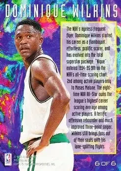 Back of Dominique Wilkins