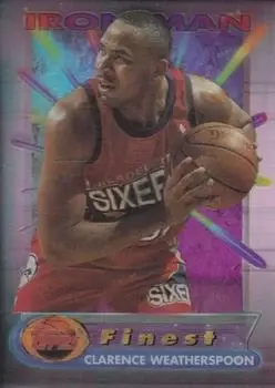 1994-95 Finest #4 Iron Men Clarence Weatherspoon