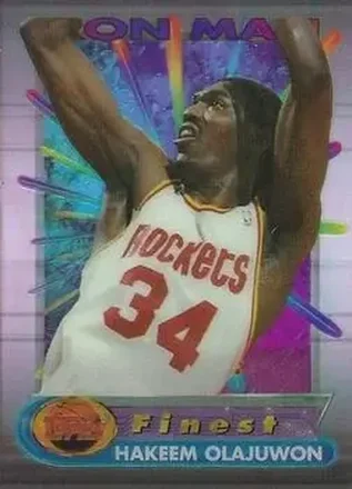 1994-95 Finest #10 Iron Men Hakeem Olajuwon
