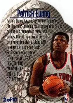 Back of Patrick Ewing