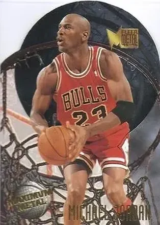 1995-96 Metal #4 Maximum Metal Michael Jordan