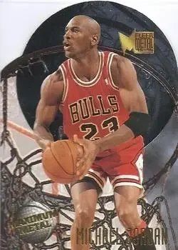 1995-96 Metal #4 Maximum Metal Michael Jordan
