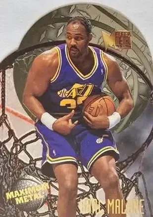 1995-96 Metal #6 Maximum Metal Karl Malone