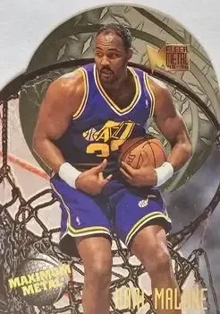 1995-96 Metal #6 Maximum Metal Karl Malone