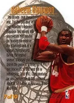 Back of Hakeem Olajuwon