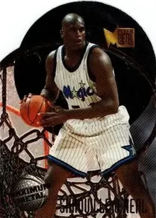 1995-96 Metal #8 Maximum Metal Shaquille O'Neal
