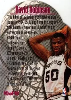 Back of David Robinson