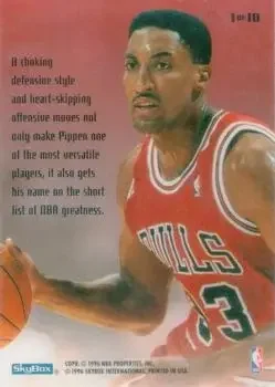 Back of Scottie Pippen