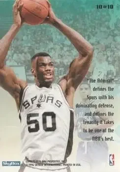 Back of David Robinson