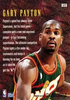 Back of Gary Payton