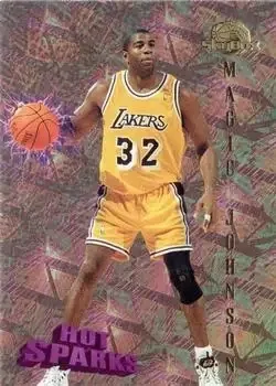1995-96 SkyBox Premium #HS11 Hot Sparks Magic Johnson