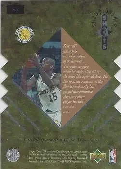 Back of Latrell Sprewell