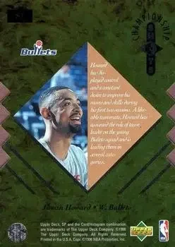Back of Juwan Howard