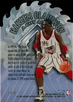 Back of Hakeem Olajuwon
