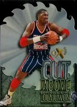 1996-97 E-X2000 #7 A Cut Above Hakeem Olajuwon