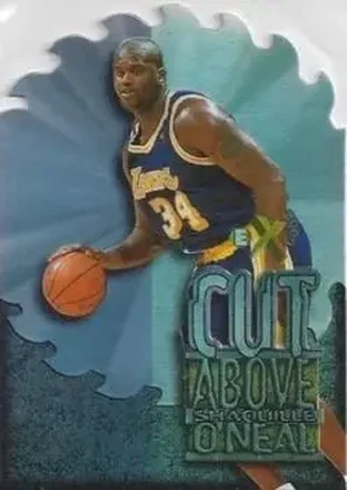 1996-97 E-X2000 #8 A Cut Above Shaquille O'Neal
