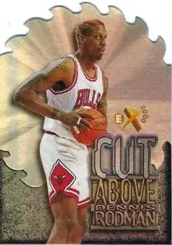 1996-97 E-X2000 #10 A Cut Above Dennis Rodman