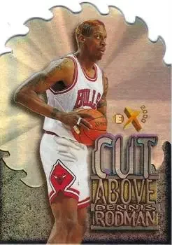 1996-97 E-X2000 #10 A Cut Above Dennis Rodman