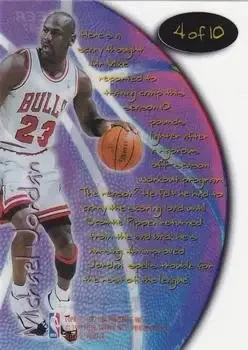 Back of Michael Jordan